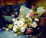 A Floral Symphony by Eugene Henri Cauchois